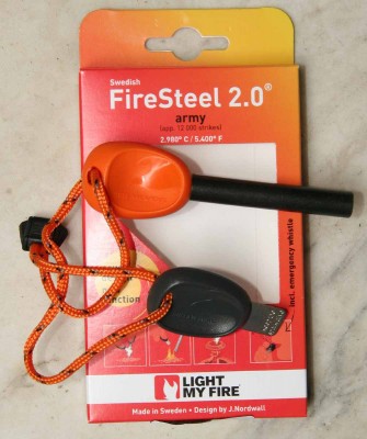 Swedish Firesteel 2.0 Army mit Kunststoffgriff Orange