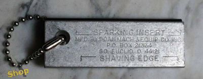 Magnesium Feuerstarter Block mit eingelassenem Feuerstahl