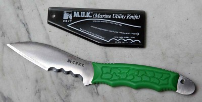 CRKT Columbia River Knife and Tool M.U.K. Green Handle VEFF Comb