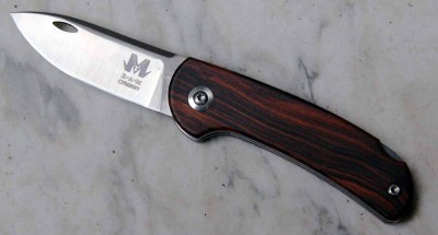 Reinhard M�ller MSP Backlock Knife Premium W�steneisenholz