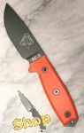 Rat Cutlery RC Knives RC 3 plain RC3P OD Orange