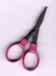 Slip N Snip Faltschere klein breite Spitze schwarze Griffe