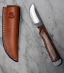 Anza Bastard Messer aus Feilenstahl, naturfarbener Griff