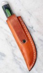Anza Small Bastard Messer aus Feilenstahl, gr�ner Griff