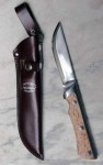 Marttiini Full Tang Messer feststehend mit Lederscheide