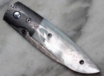 Damastfolder von Joe Pardue mit Perlmuttgriff