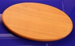 Robert Herder Kirschholz Schneidebrett oval klein ohne Verpackung