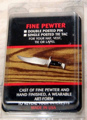 Pin Messer Anstecker Bowie
