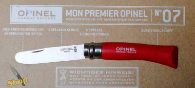 Opinel No 7 Kindermesser rot