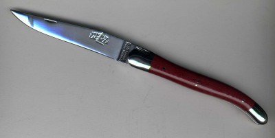 Klappmesser Forge de Laguiole 1211INCTBORB Inox Micarta rot