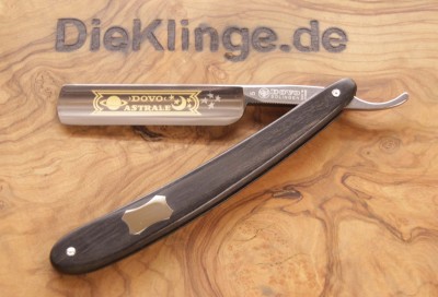 Dovo Bismarck Rasiermesser 558130 Ebenholz Monogrammplatte