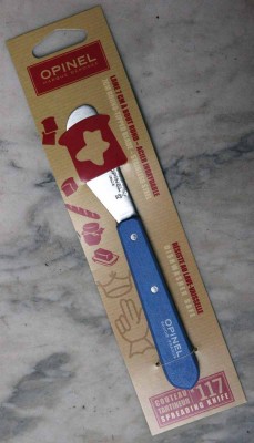 Schmiermesser Buttermesser von Opinel No.117 in blau