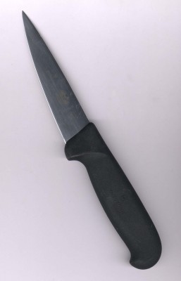Victorinox Stechmesser 5.5603.12 mittelspitz kurze Klinge Griff Fibrox schwarz