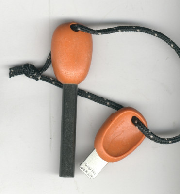Swedish Firesteel Bio Army 2 in 1 mit Kunststoffgriff Orange