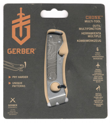 Gerber Chonk Multitool schwarz Kombiwerkzeug Mini Nageleisen Hebelwerkzeug