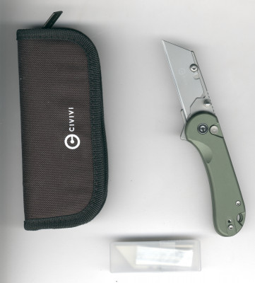 Civivi Elementum Utility Aluminium Green