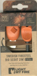 Swedish Firesteel Bio Scout 2 in 1 mit Kunststoffgriff orange