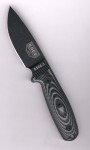 ESEE Knives ESEE 3PMB-002 schwarz-grauer 3-D Griff G10, schwarze Scheide