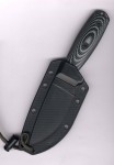 ESEE Knives ESEE 3PMB-002 schwarz-grauer 3-D Griff G10, schwarze Scheide
