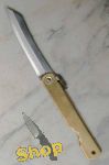 Higonokami Messing ohne Etui Japanisches Klappmesser