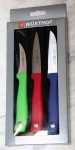 W�sthof Kochmesser Set 3 St�ck, Nr. 9352C, Gem�semessersatz bunt