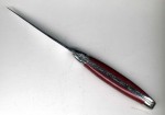 Klappmesser Forge de Laguiole 1211INCTBORB Inox Micarta rot