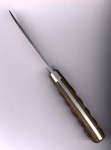 Muela Kodiak Jagdmesser mit grauem Micarta und Backen und Feuerstahl