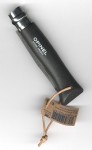 Opinel No 8 schwarz Colorama mit Lederriemen
