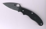 Spyderco UK Pen Knife C94PBK plain Leaf Shape
