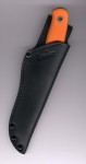 Linder Super Edge 1 orange mit Lederscheide W02LI01-O-LLD