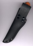 Linder Super Edge 1 orange mit Lederscheide W02LI01-O-LLD