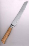 Burgvogel Karl Bahns Oliva Line Brotmesser konvex mit 16cm Klinge 6990.926.15.5