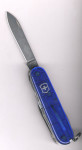 Victorinox Huntsman blue blau transparent 1.3713.T2