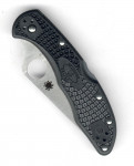 Spyderco C11FPBK Delica schwarz mit Flachschliffklinge