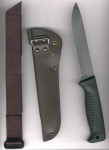 Peltonen M95 Knife Sissipuukko in brauner Lederscheide FJP056