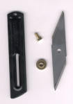 Olfa CK-1 Messer schwarzes Griffstck, Doppelklinge
