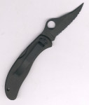 Spyderco CO1S Worker Allblack serrated