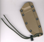 ESEE 4 Scheide Coyote komplett mit Molleadapter, Grtelclipplatte, Schrauben
