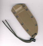 ESEE 4 Scheide Coyote komplett mit Molleadapter, Grtelclipplatte, Schrauben