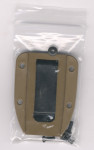 ESEE 4 Scheide Coyote komplett mit Molleadapter, Grtelclipplatte, Schrauben