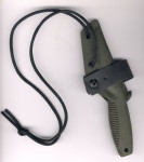Peltonen M23 Ranger Cub FJP 307 Coyote Messer in grner Kydexscheide